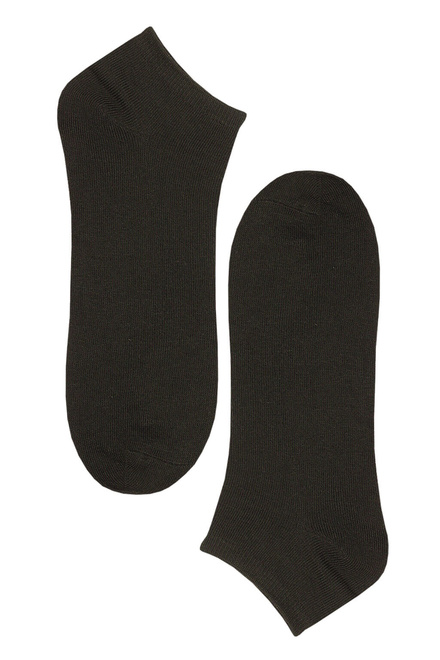 Pánske lacné ponožky členkové 3Pack EM1001C čierna veľkosť: 40-44