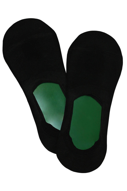 Invisible dámske skryté ponožky bambusové - 5 párov čierna veľkosť: 35-38