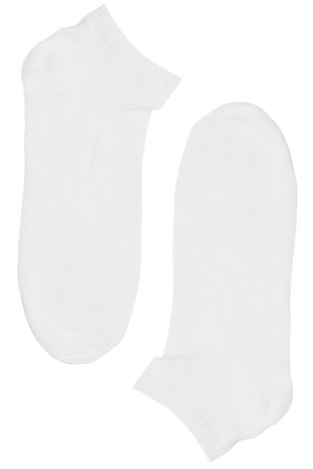 Pánske lacné bambusové ponožky NM30101A- 3 páry biela veľkosť: 43-47