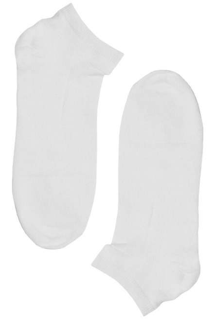 Lacné pánske cotton ponožky 3Bal - AM1000A biela veľkosť: 40-44