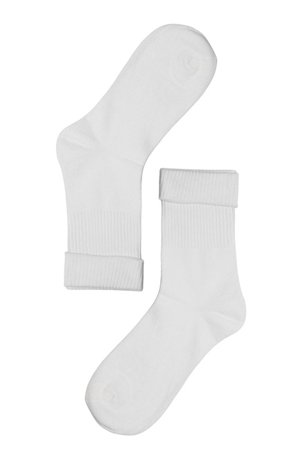 Top ponožky so zdravotným lemom bamboo ZW224A - 5 párov biela veľkosť: 35-38