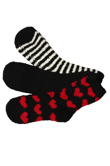 Emi Ross dámské žinilkové ponožky so srdiečkami