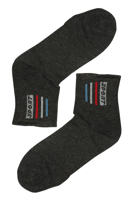 Lacné pánske športové ponožky bamboo ZN-356 3Pack MIX veľkosť: 40-43