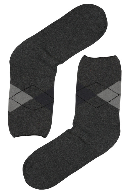 Thermo bambusové ponožky bez lemu JM202 - 2Bal čierna veľkosť: 40-43