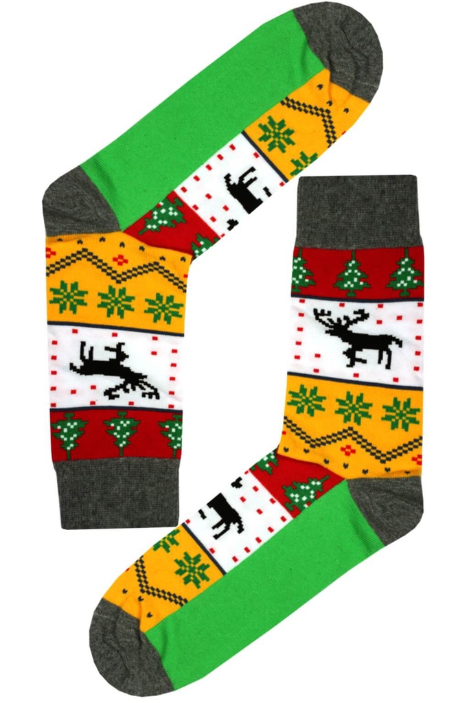 Veselé ponožky s vianočným motívom zn. Avangard