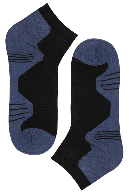 Priedušné pánske členkové ponožky XM2245 - 3 bal