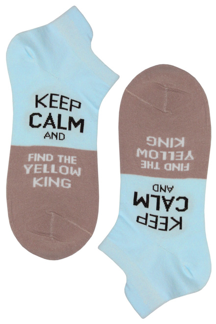 Keep Calm bavlnené ponožky CW363 - 3 páry