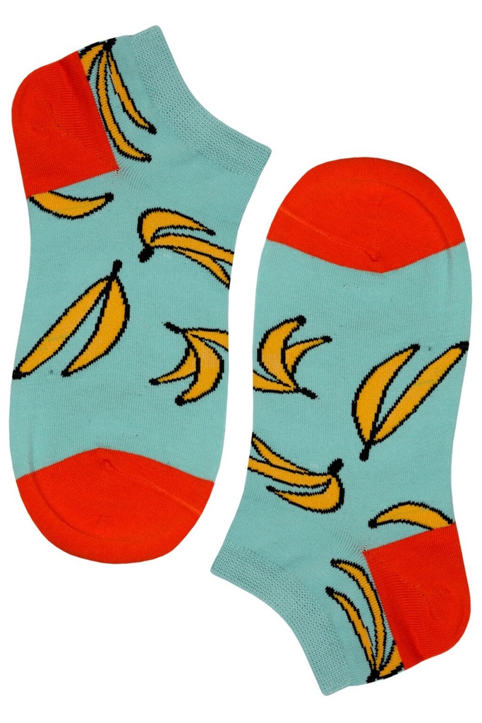 Crazy Banana členkové bavlnené ponožky ECC2001