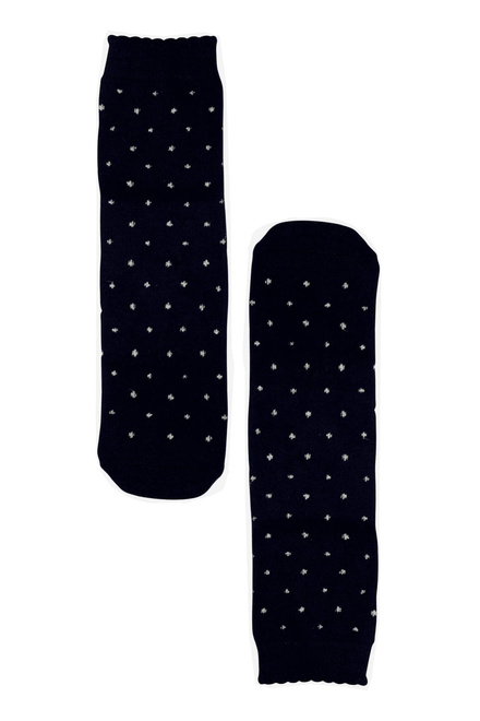 Nočná obloha teplé ponožky NPV5092 tmavo modrá veľkosť: 35-38