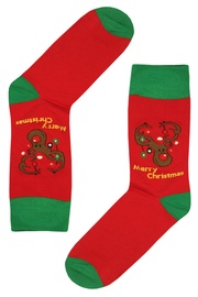 Pánske veselé ponožky AuraVia Veselé Vianoce
