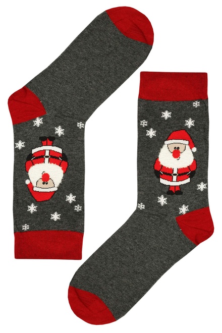 Pánske veselé ponožky AuraVia Santa Claus