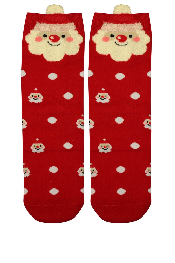 Vianočné vysoké ponožky dámske Santa
