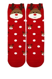 Vianočné veselé ponožky dámske Sob