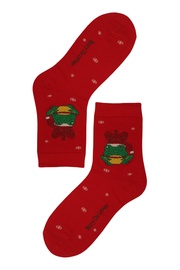 Vianočný veselé ponožky s žabiak