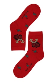 Vianočné veselé ponožky zebra