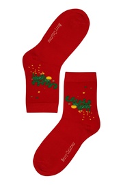 Vianočné dámske ponožky Zelený sob