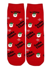 Vianočné ponožky s veselým Santom