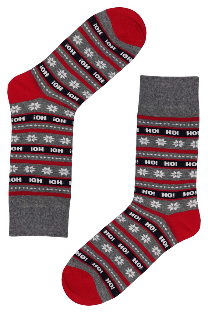 Pánske veselé ponožky zimné motívy