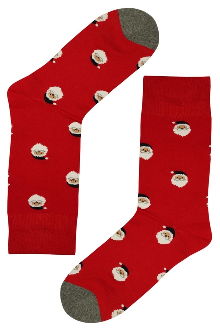 Pánske vianočné ponožky Malý Ježiško červená veľkosť: 39-42