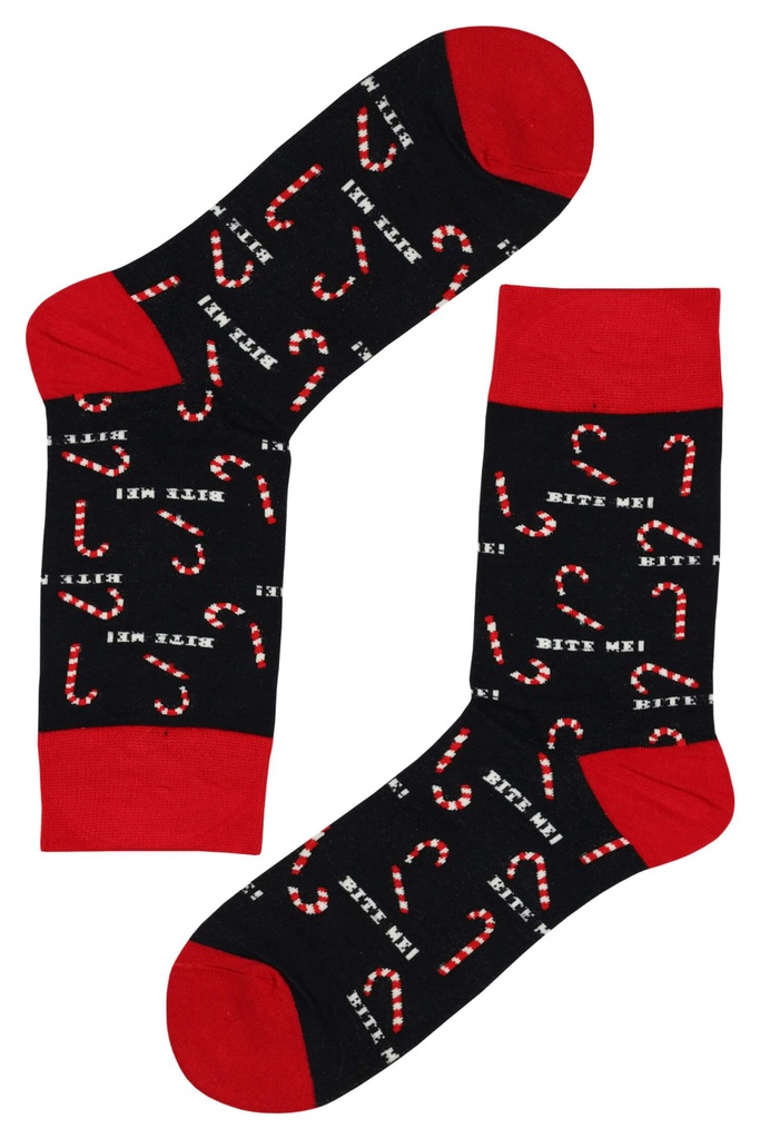 Pánske vianočné ponožky Vianočné palice