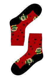 Veselé dámske ponožky vianočný motív