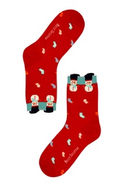 Snehuliaci - dámska vianočná ponožka