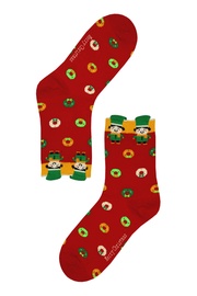 Veselé donuty - dámska vianočná ponožka