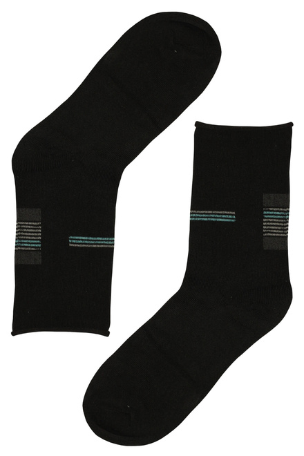 Pánske zdravotné ponožky bez lemu MZ014 - 3 páry