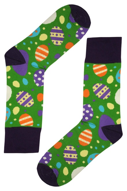 Veľkonočné - happy socks - ponožky Avangard  fialová veľkosť: 38-41