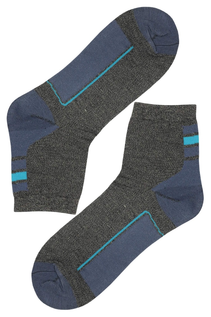 Polovysoké bavlnené pánske ponožky ZH6601 - 3 páry 