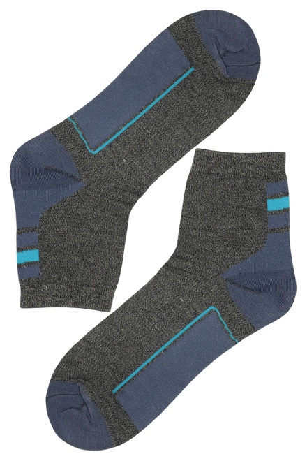 Polovysoké bavlnené pánske ponožky ZH6601 - 3 páry 