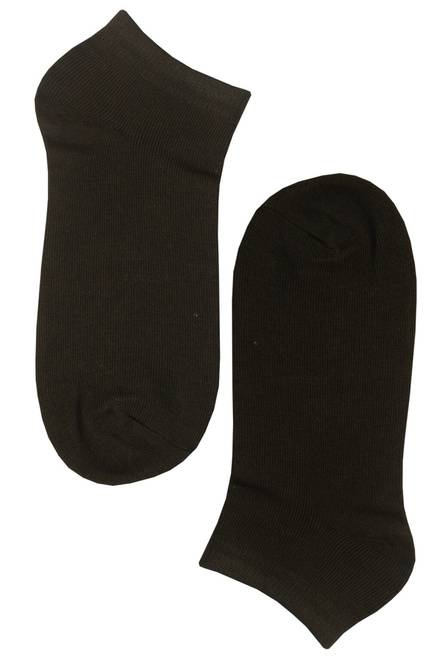 Členkové dámske bavlnené ponožky GW0023C-3balenie čierna veľkosť: 35-38
