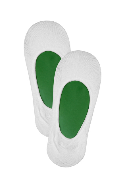 Invisible dámske skryté ponožky bambusové - 5 párov biela veľkosť: 35-38
