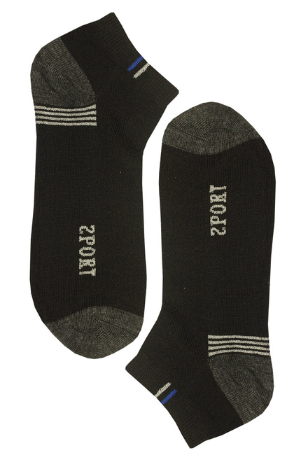 Pánske priedušné členkové ponožky LM207 - 3 páry viacfarebná veľkosť: 40-43