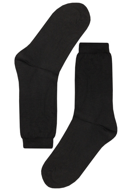 Pánske bambusové denné ponožky B-5056 - 5 párov čierna veľkosť: 43-46