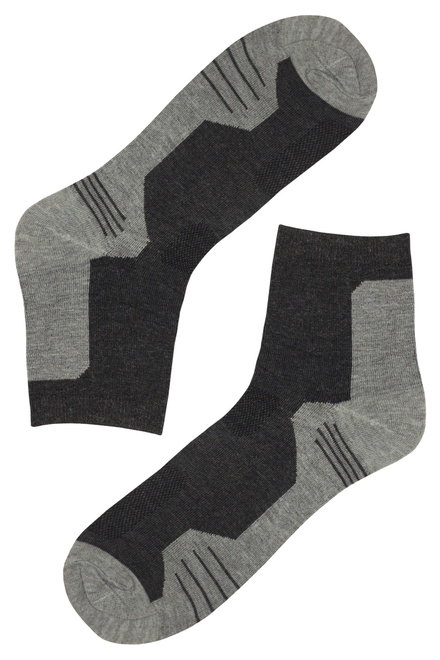 Polovysoké pánske bavlnené ponožky ZH6609 - 3 páry