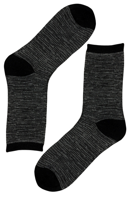 Lacné pánske ponožky univerzálen B008 - 5 párov viacfarebná veľkosť: 43-46