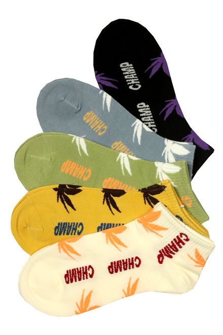 Veselé členkové ponožky bavlna CW386 - 3 páry viacfarebná veľkosť: 39-42
