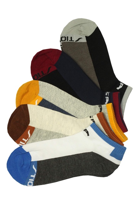 USA nízke ponožky pánske bavlnené CM148 - 3 bal viacfarebná veľkosť: 40-43