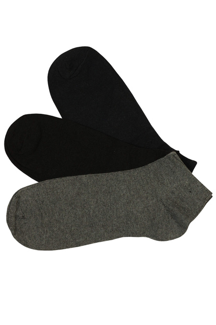 Pánske členkové ponožky mäkký lem ZJS-3101 - 3bal viacfarebná veľkosť: 43-47