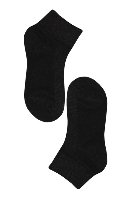Novum Tex Petra dámske ponožky bavlna 3 kusy čierna veľkosť: 35-38