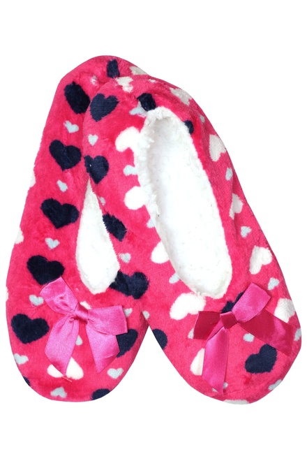 Dark pink dámske domáce papuče X932  tmavo ružová veľkosť: 35-38