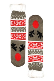 Christmas style ponožky s baránkom dámske WW048 