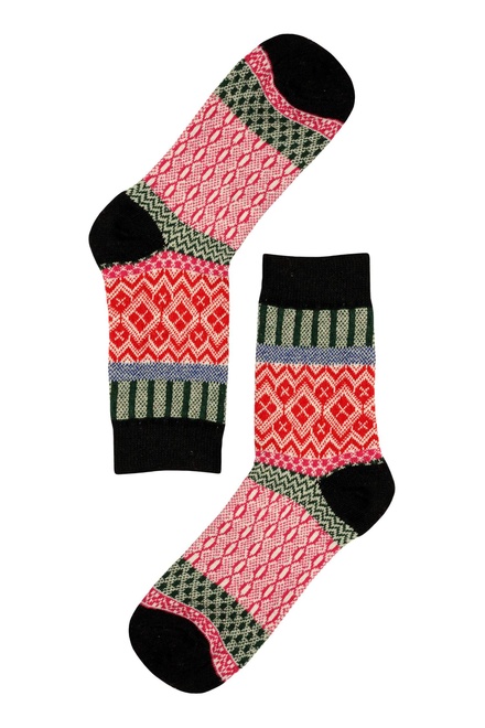 Pesail termo farebné zimné ponožky s vlnou DW02  viacfarebná veľkosť: 35-38