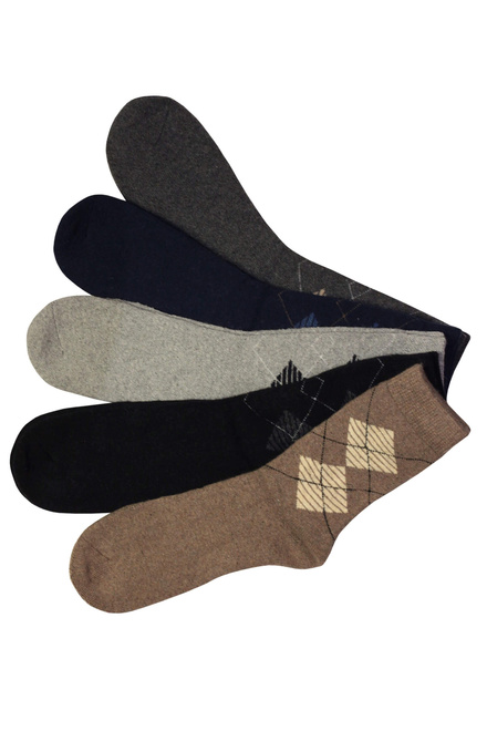 Pesail termo vlnené ponožky vysoké zimné DM101 3 bal. viacfarebná veľkosť: 43-47