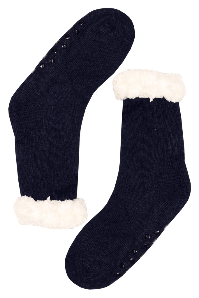 Sailor blue ponožky s baránkom hrejivé MC109