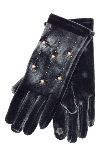 Sofia Grigia dámske rukavice na jeseň tmavo šedá veľkosť: L