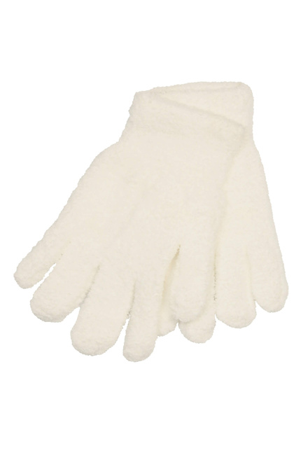 Mäkké kúzelné rukavice univerzálna veľkosť biela