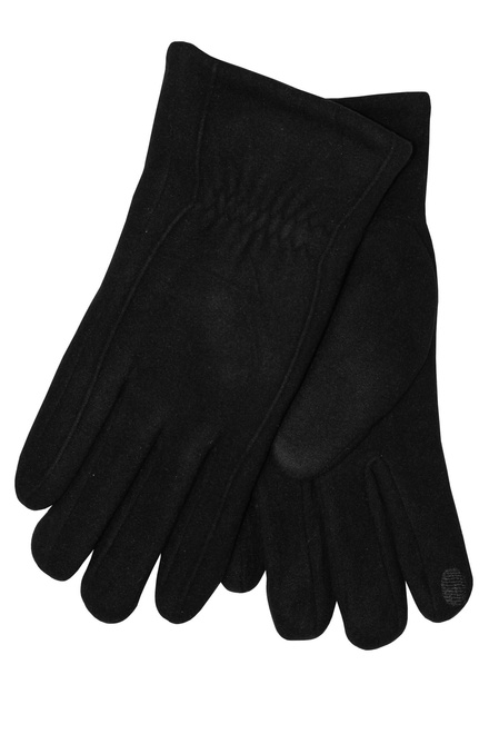 Pánske hrejivé rukavice elegantné DR2012  čierna veľkosť: XL