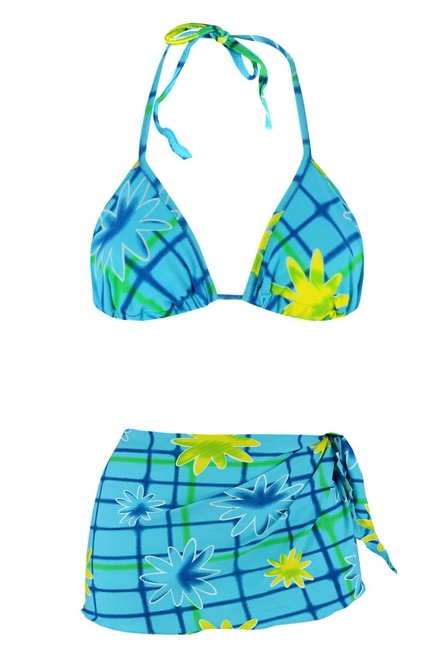 Aqua B plavky so sukničkou modrá veľkosť: M